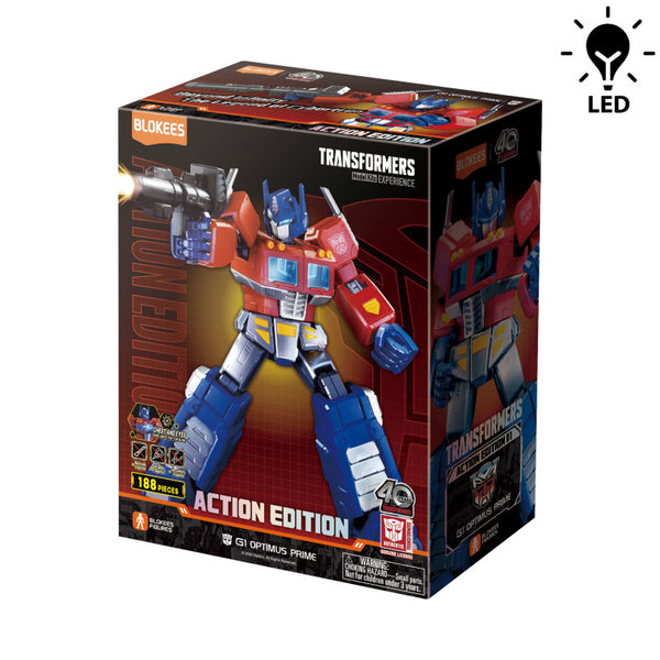 BLOKEES Transformers Action Edition 01 Optimus Prime Maquette Lumineuse